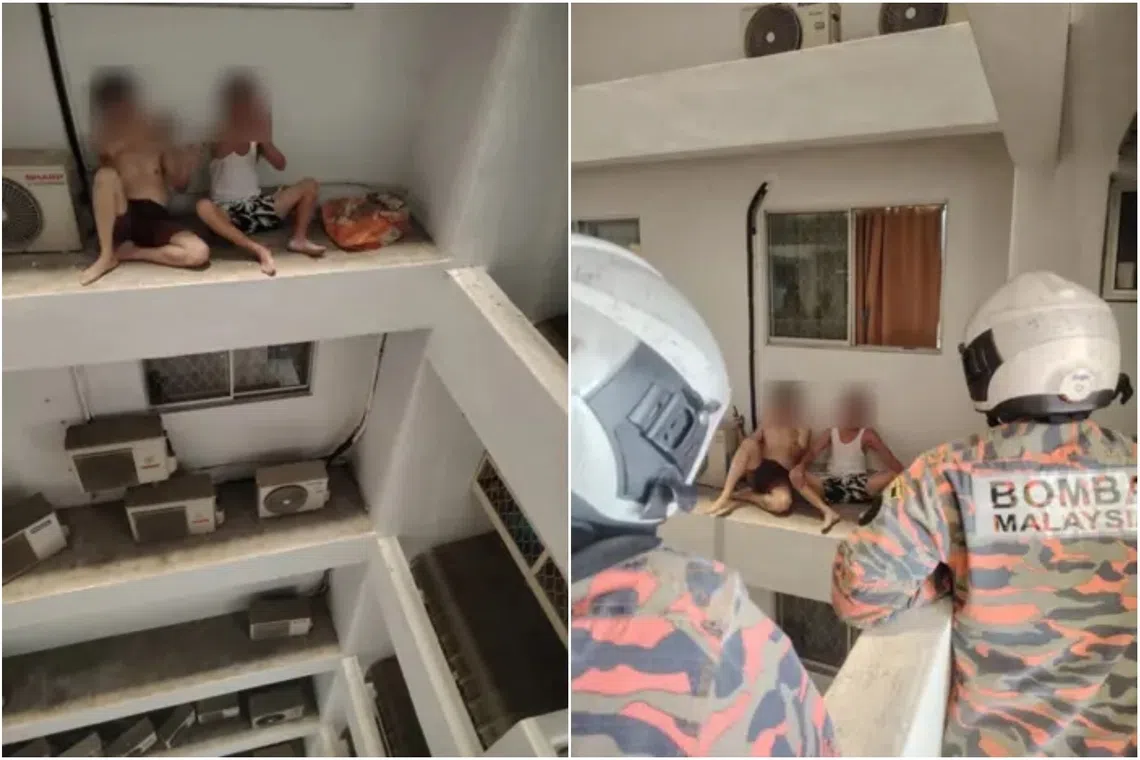 Malaysian man's dramatic seven-storey climb rescues elderly neighbour in distress