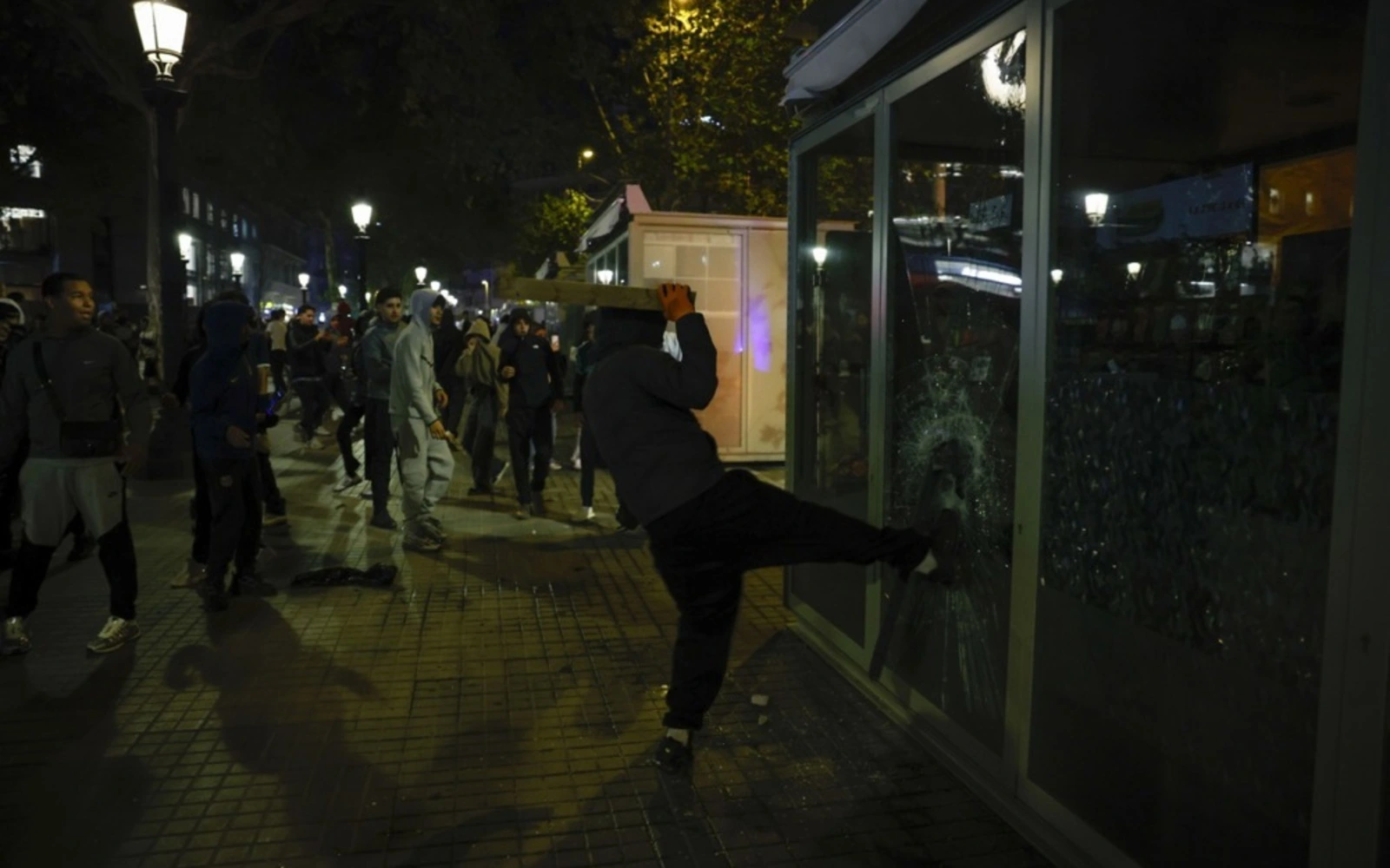 Barcelona police arrest 128 during overnight looting and vandalism unrest