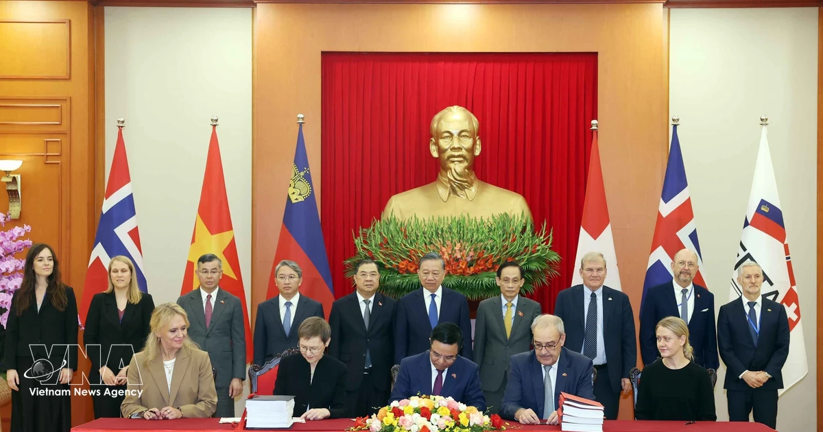 Vietnam, EFTA seal free trade agreement after 14-year negotiation