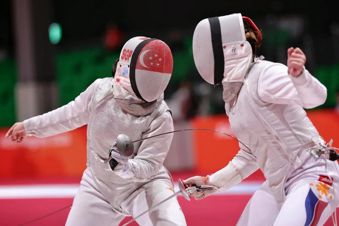 Wong clinches Singapore's first individual Asian Games fencing medal