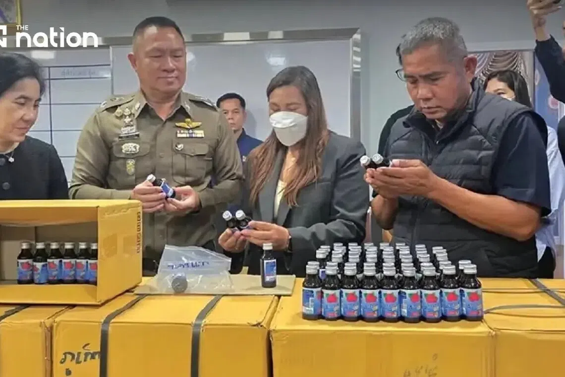 Thai police seek financier in $3.8m counterfeit cough syrup operation