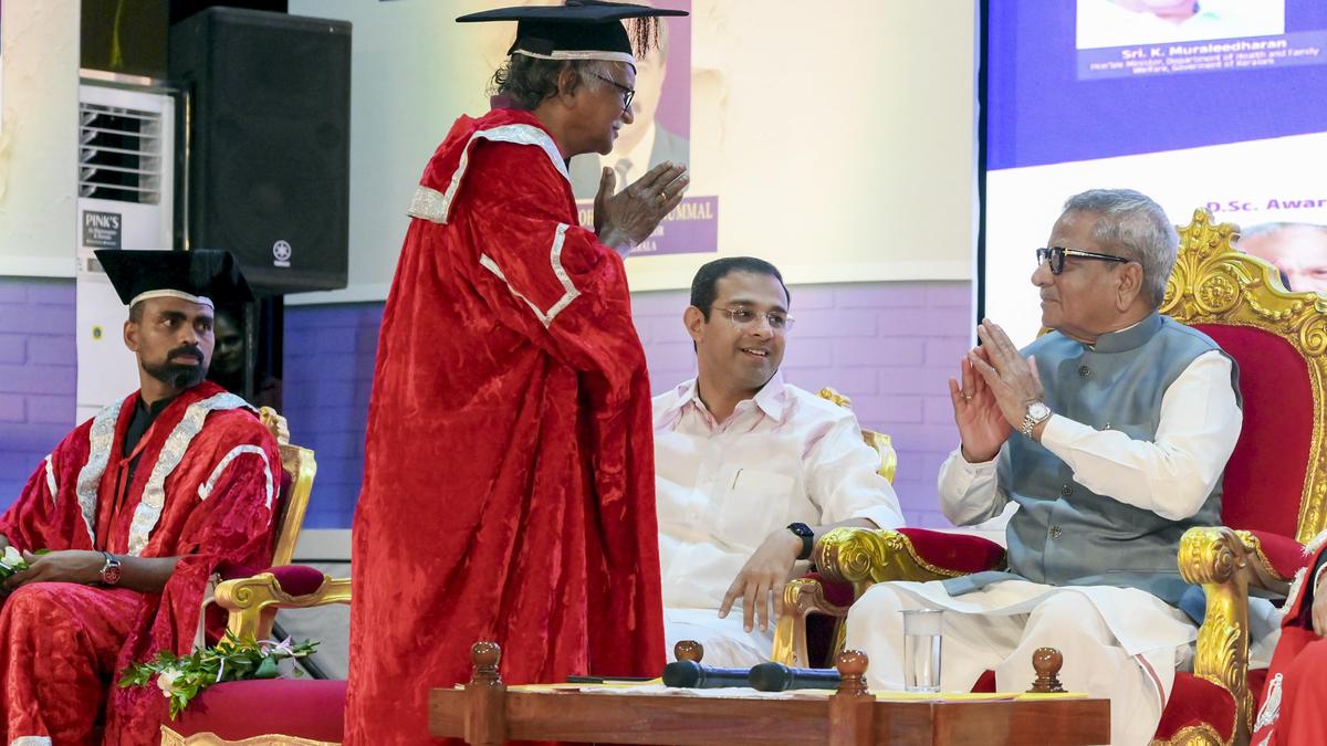 Kerala University honours space scientist, artistes and hockey captain with doctorates