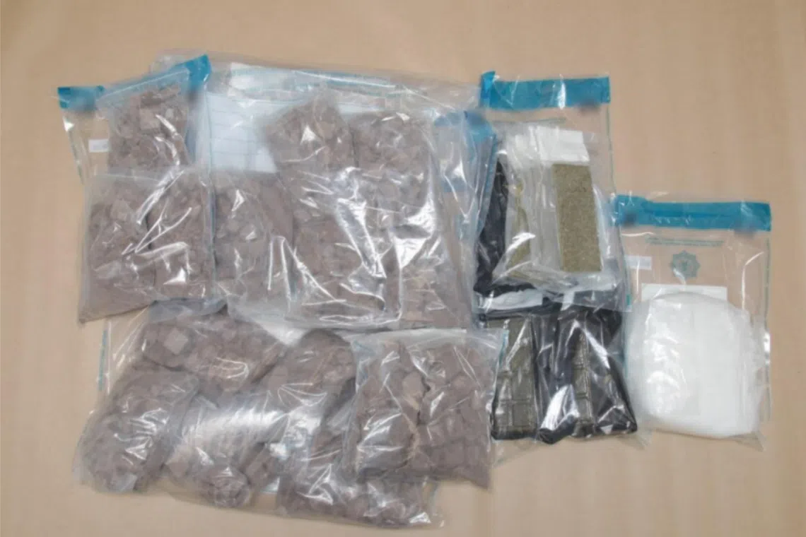 Two arrested as CNB seizes over $1m in drugs at Tuas