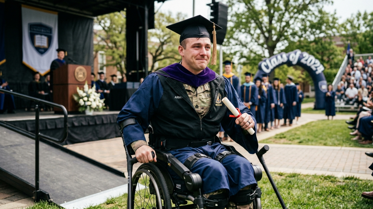 Army Veteran Overcomes Paralysis to Complete Engineering Degree