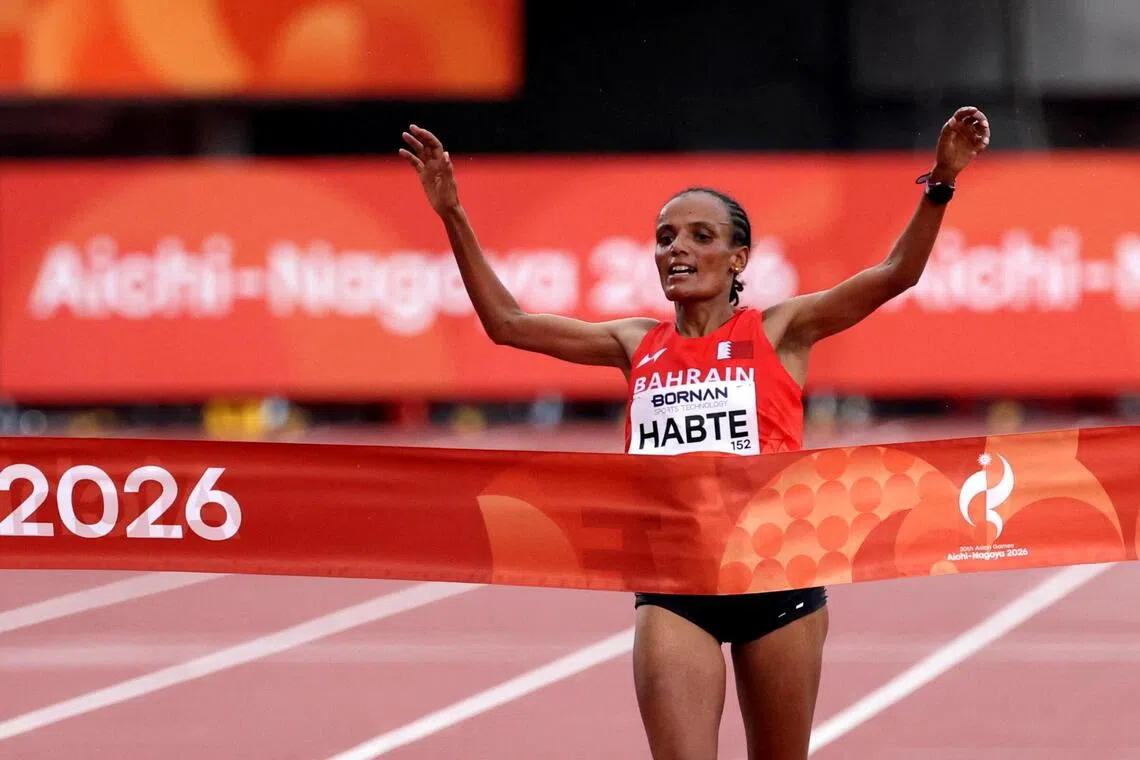 Bahrain's Habte claims Asian Games marathon gold in Nagoya