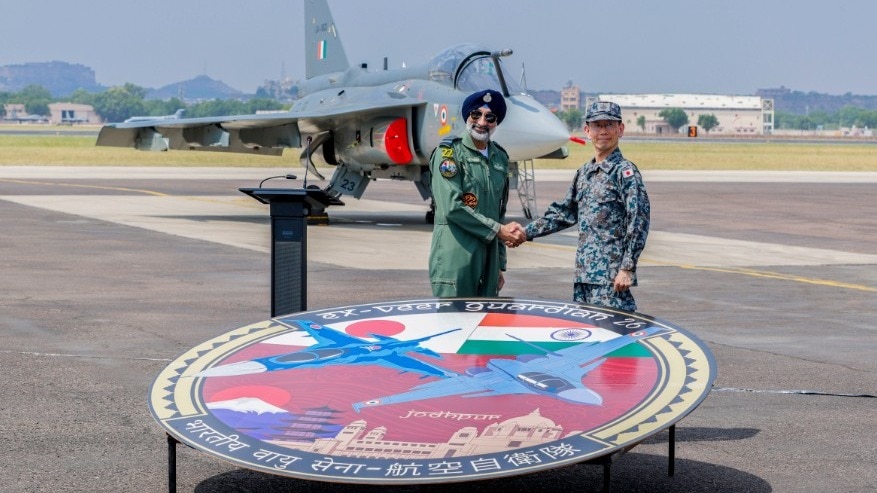 Japanese fighter jets operate from Indian soil in landmark defence exercise