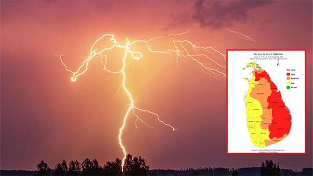 Authorities warn public of severe lightning risk across island