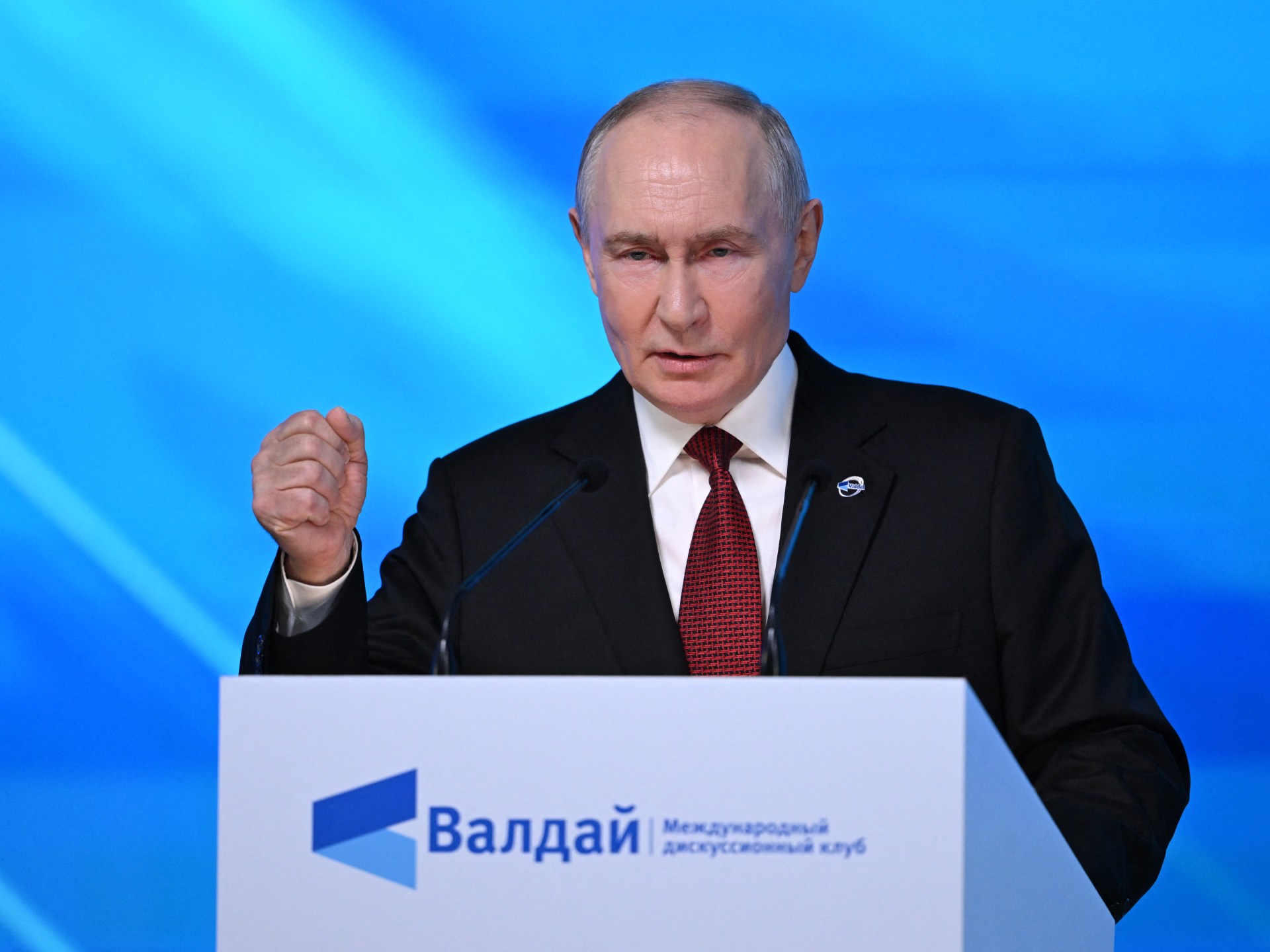 Putin rules out Ukraine ceasefire, warns of nuclear option for Kaliningrad
