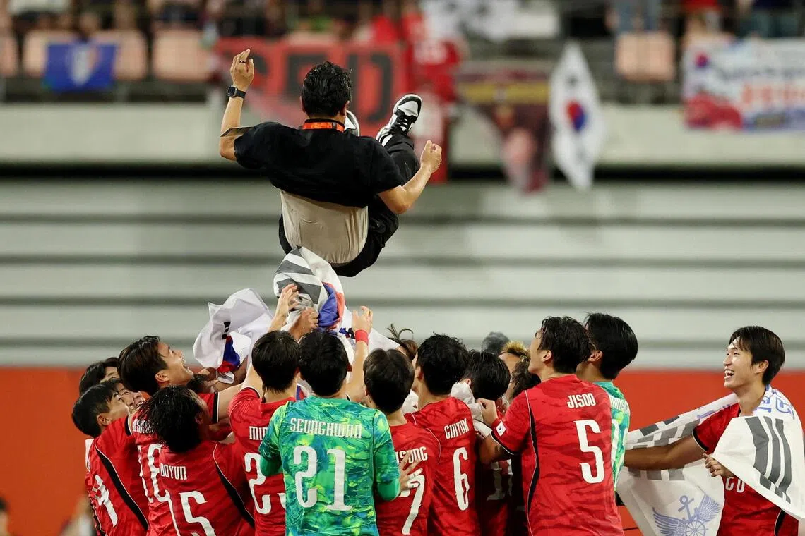 South Korea claims fourth consecutive Asian Games football gold