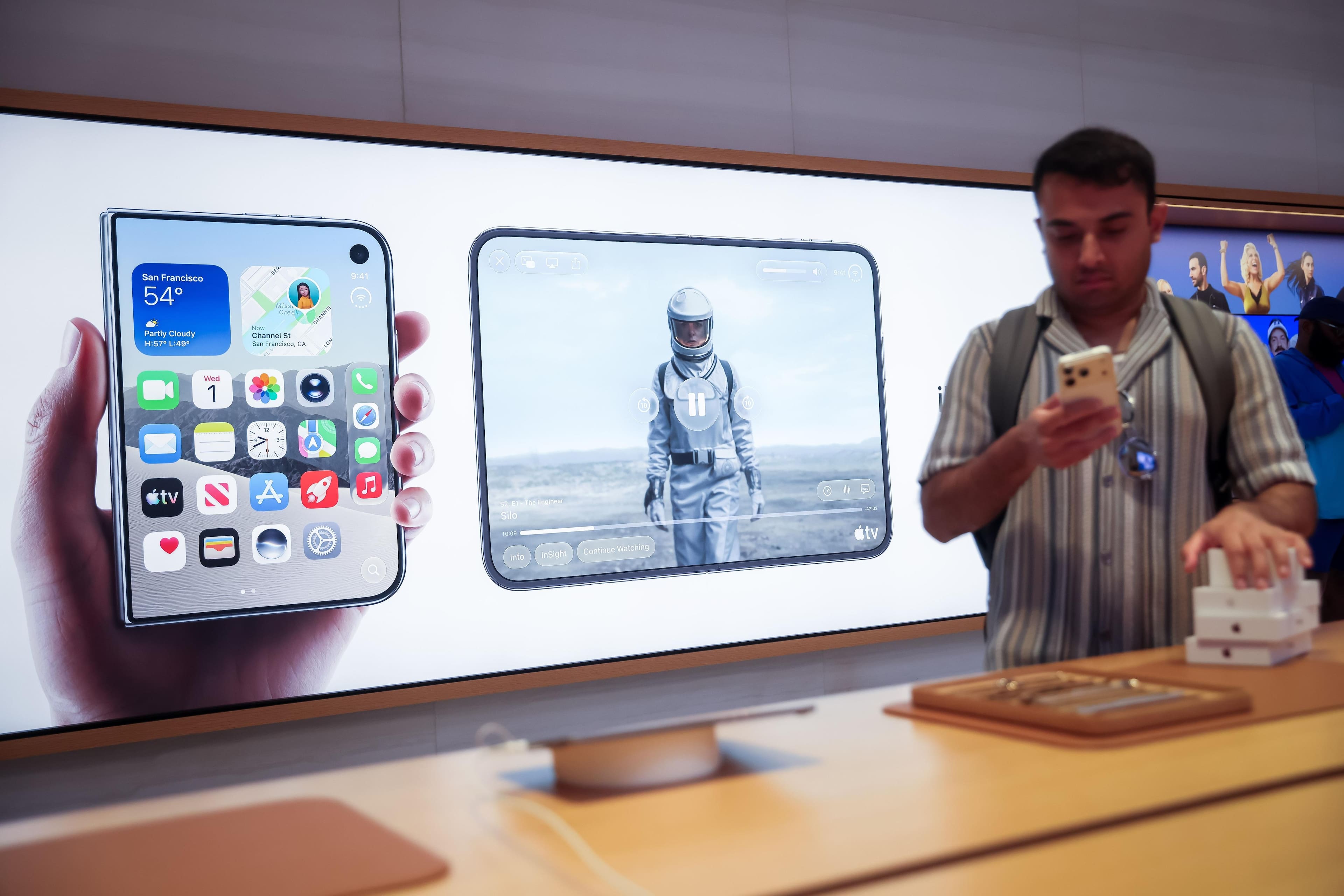 Apple's dual-screen iPhone arrives amid supply constraints