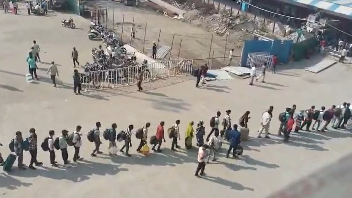 Special train launched as migrant workers rush home from Gujarat