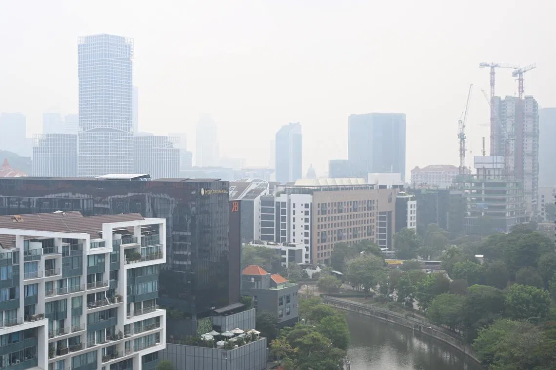 Air quality reaches unhealthy levels across all five Singapore regions