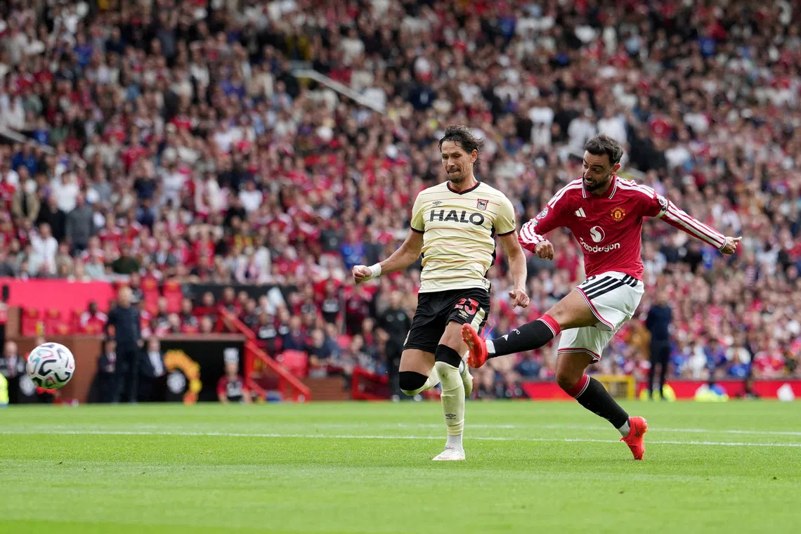 Fernandes shifts from creator to finisher in Manchester United's dominant display