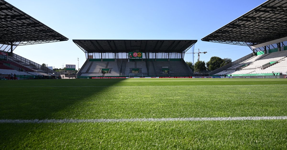 German Cup tie halted after stadium seals away fans' entrance with concrete