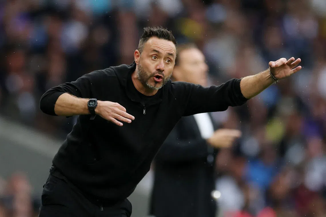 De Zerbi faces uphill battle after Tottenham's Newcastle collapse