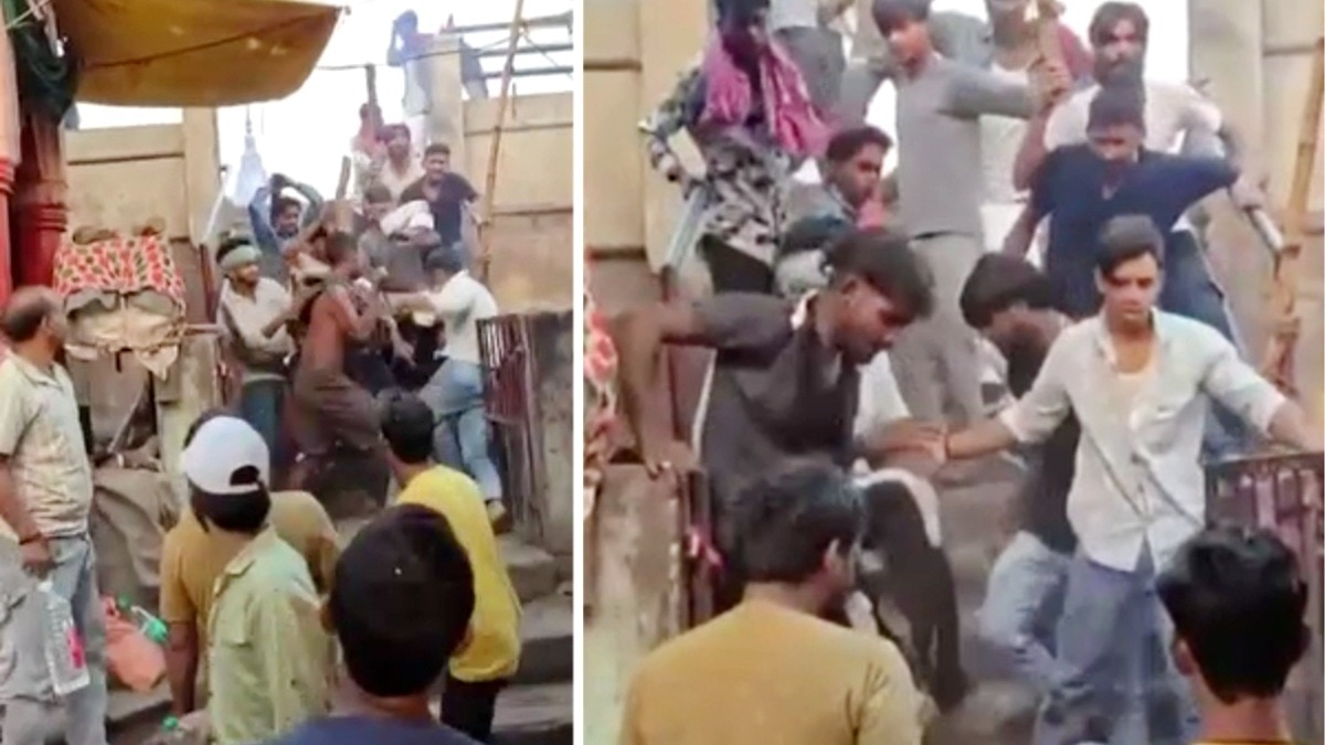 Video shows assault at Varanasi's sacred cremation site