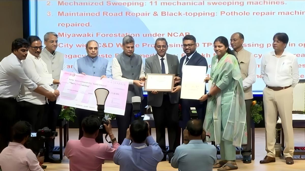 Guntur civic body wins national air quality recognition award