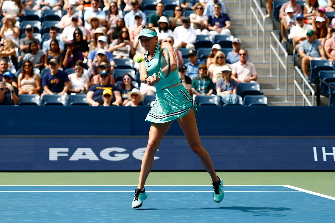 American tennis hopes falter at US Open as Zheng, Potapova advance