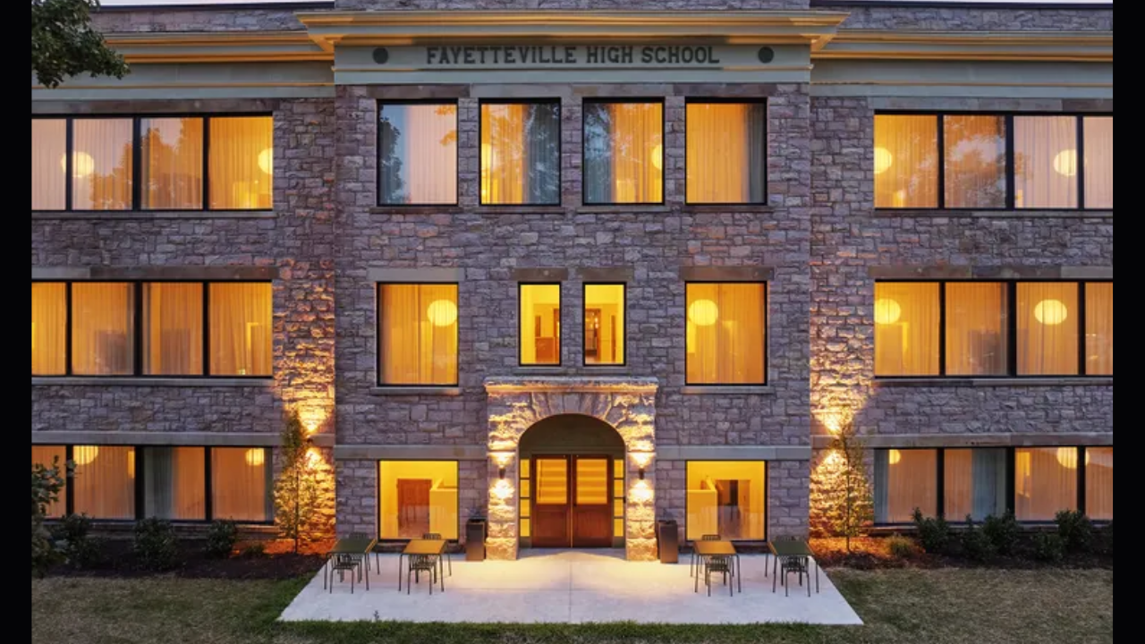 Historic 1923 West Virginia school transformed into 40-room boutique hotel