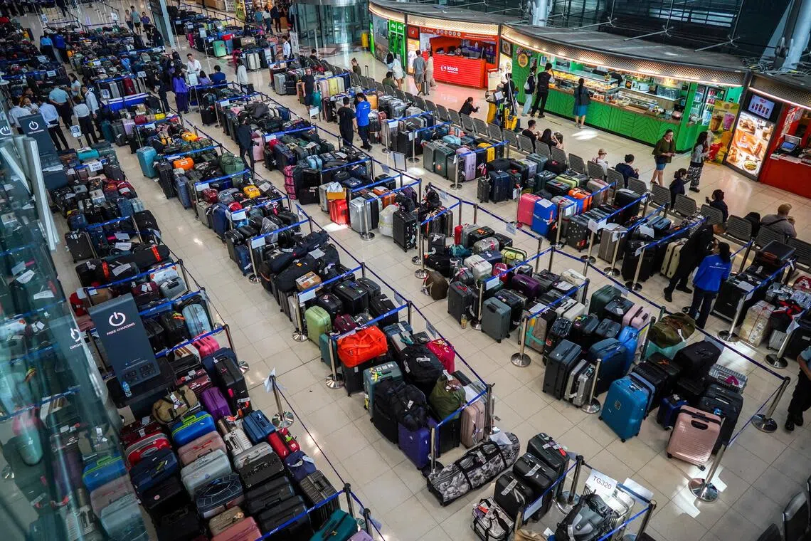 Thai Airways grapples with 10,000-bag backlog amid Bangkok airport disruptions