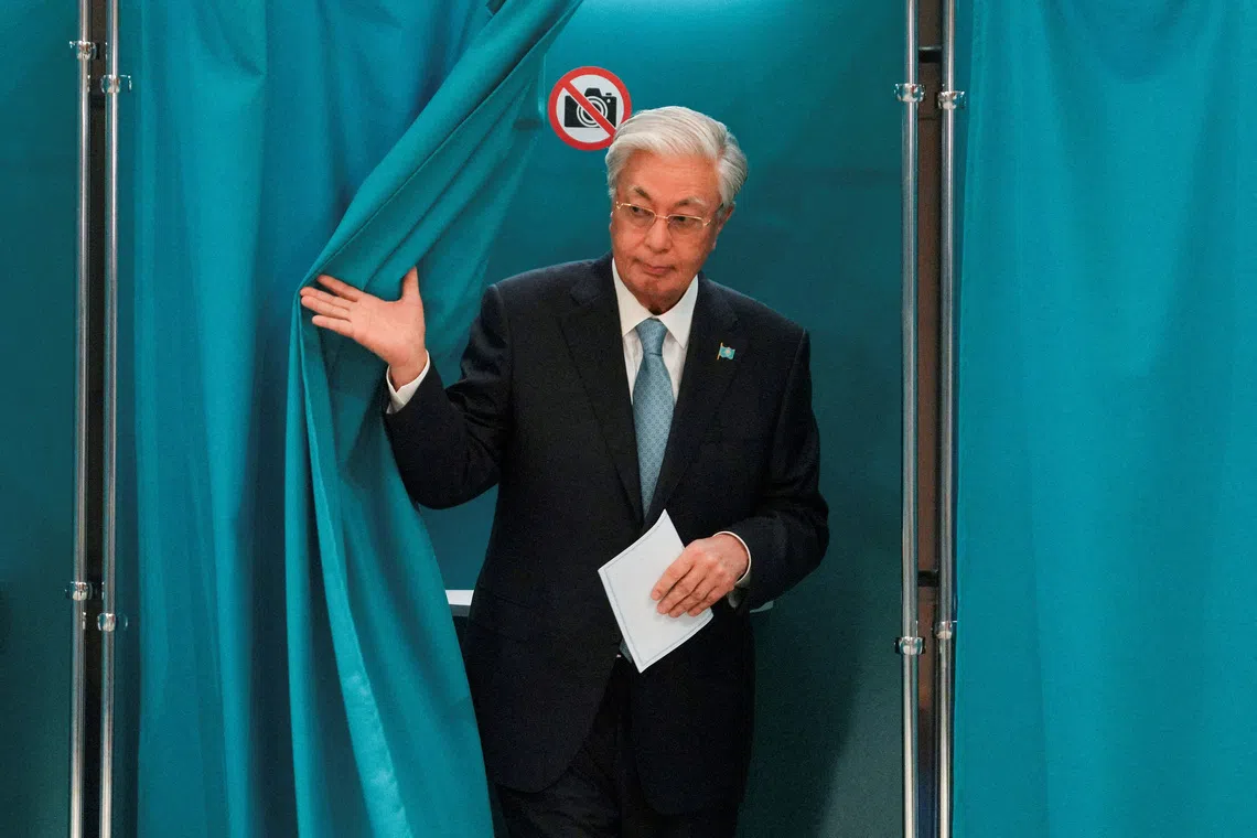 Kazakhstan holds snap election expected to boost Tokayev's grip on power
