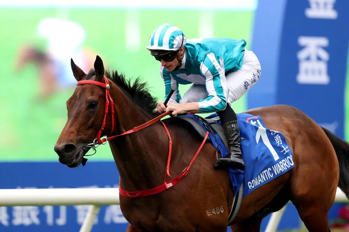 Hong Kong racehorse Romantic Warrior retires from competition