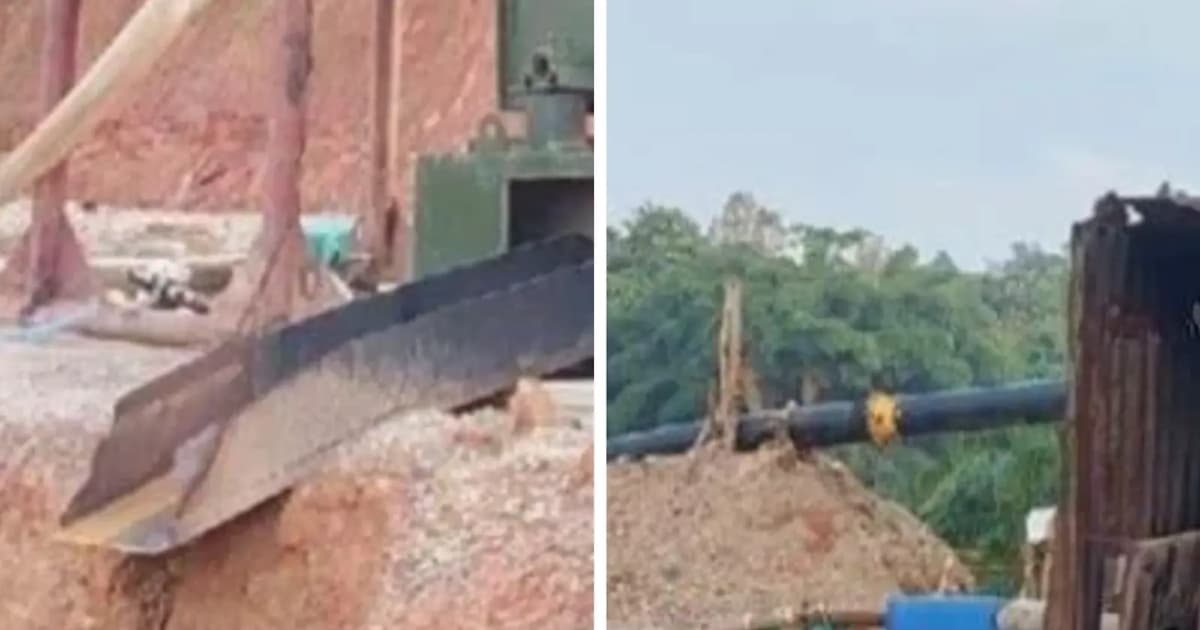 Four arrested as authorities crack down on illegal gold mining operation