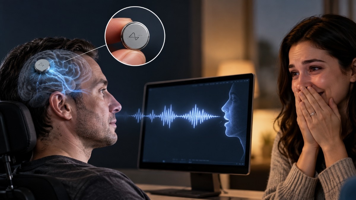 Brain implant enables paralysed man to express emotions through thoughts