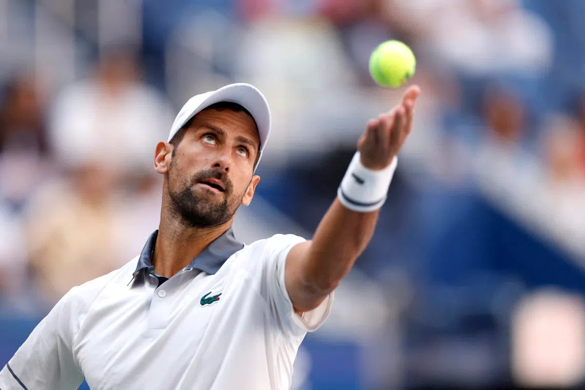 Djokovic eyes record 25th Grand Slam after Cincinnati setback