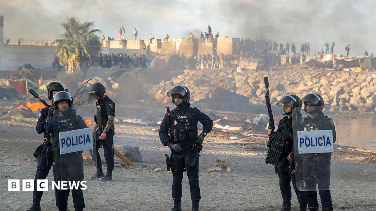 Tensions flare in Ceuta as migrant influx sparks clashes