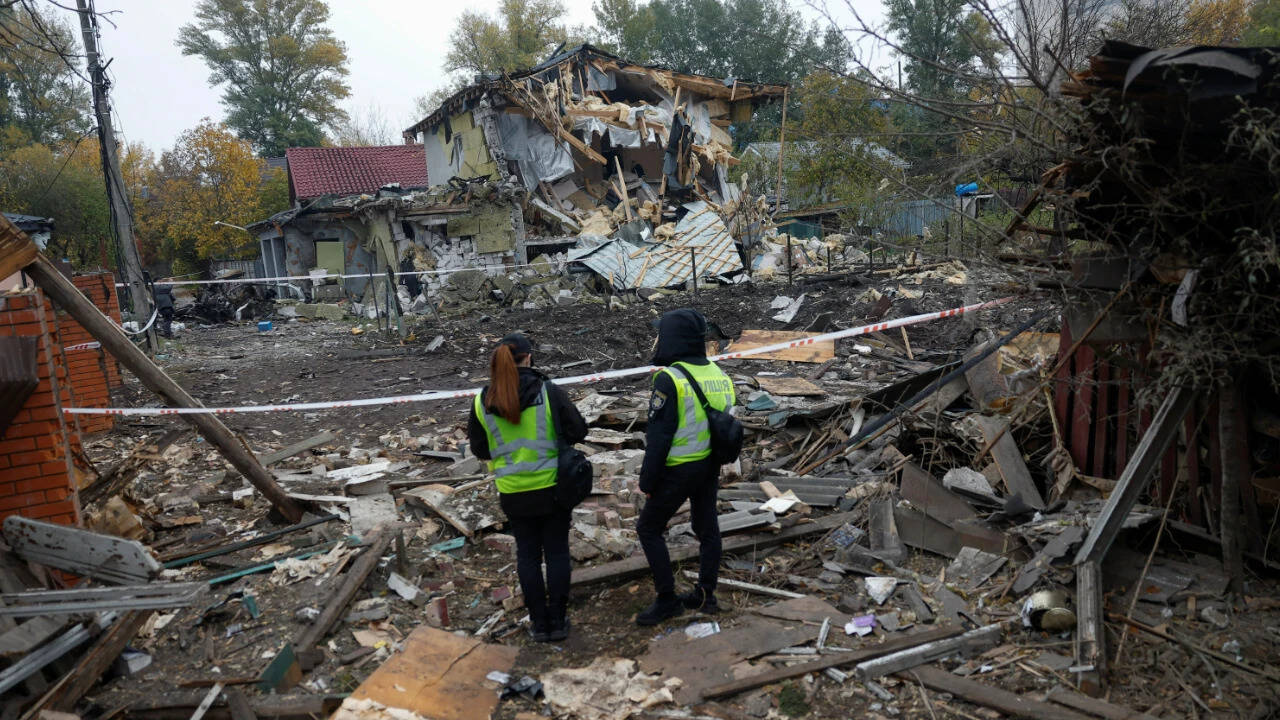 Ukraine drone strikes hit Russian plant; retaliation kills three civilians