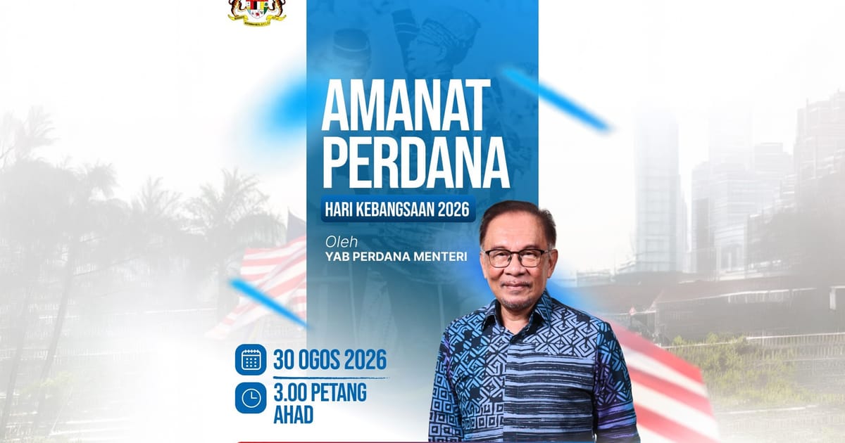 Anwar akan umumkan inisiatif penting dalam ucapan Hari Kebangsaan