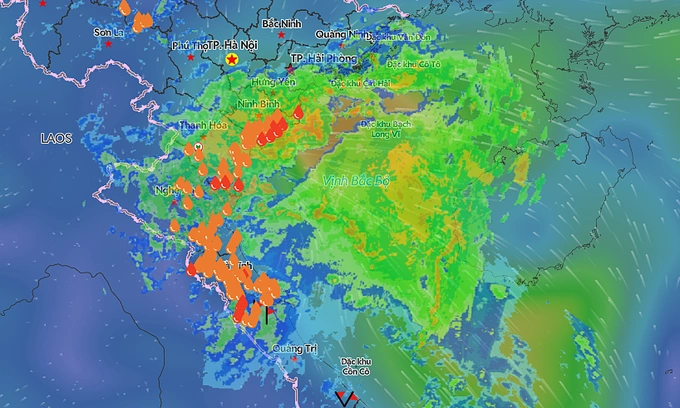 Tropical depression brings flooding threat to central Vietnam