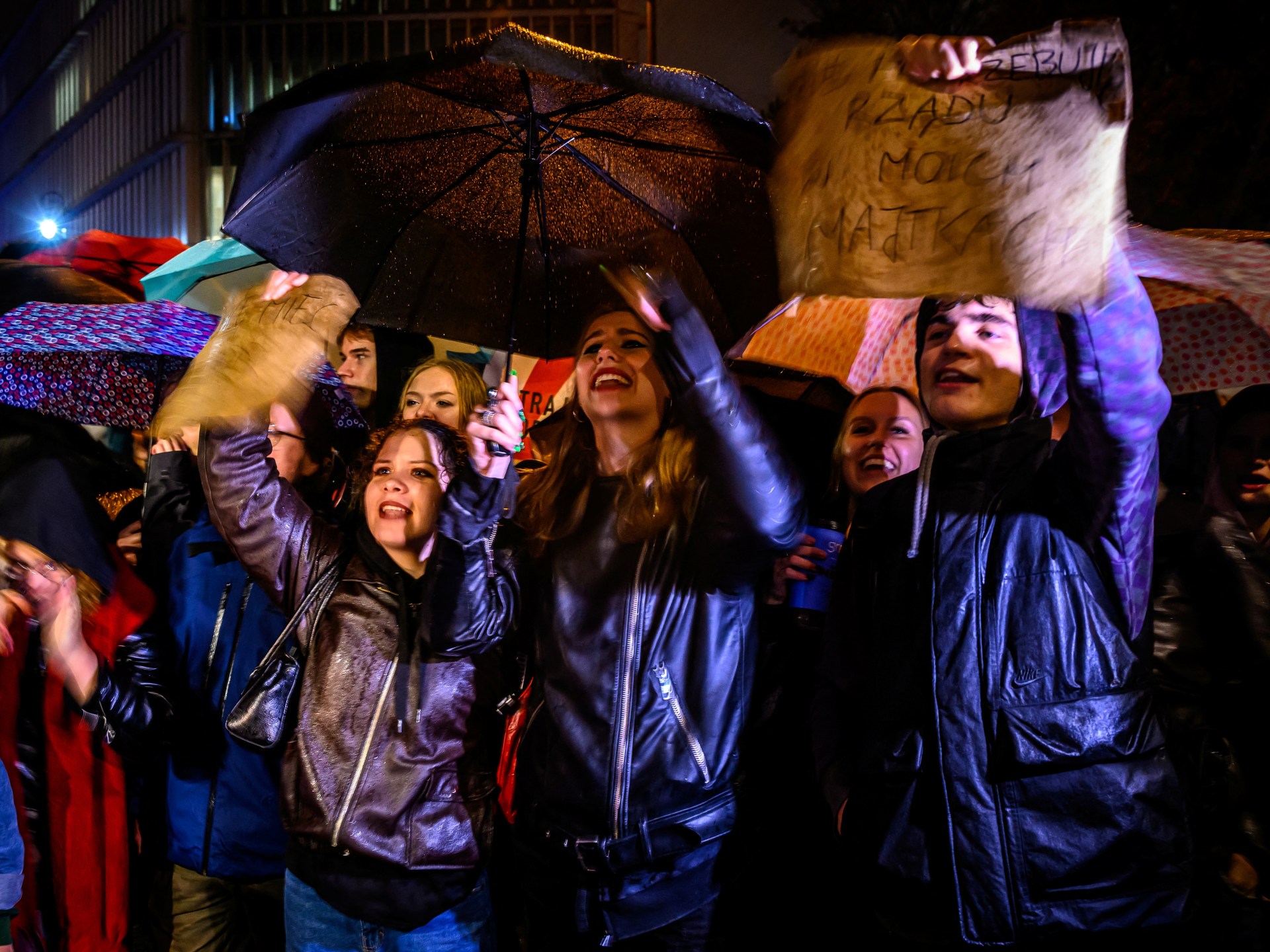 Polish abortion protesters mark anniversary of restrictive court ruling