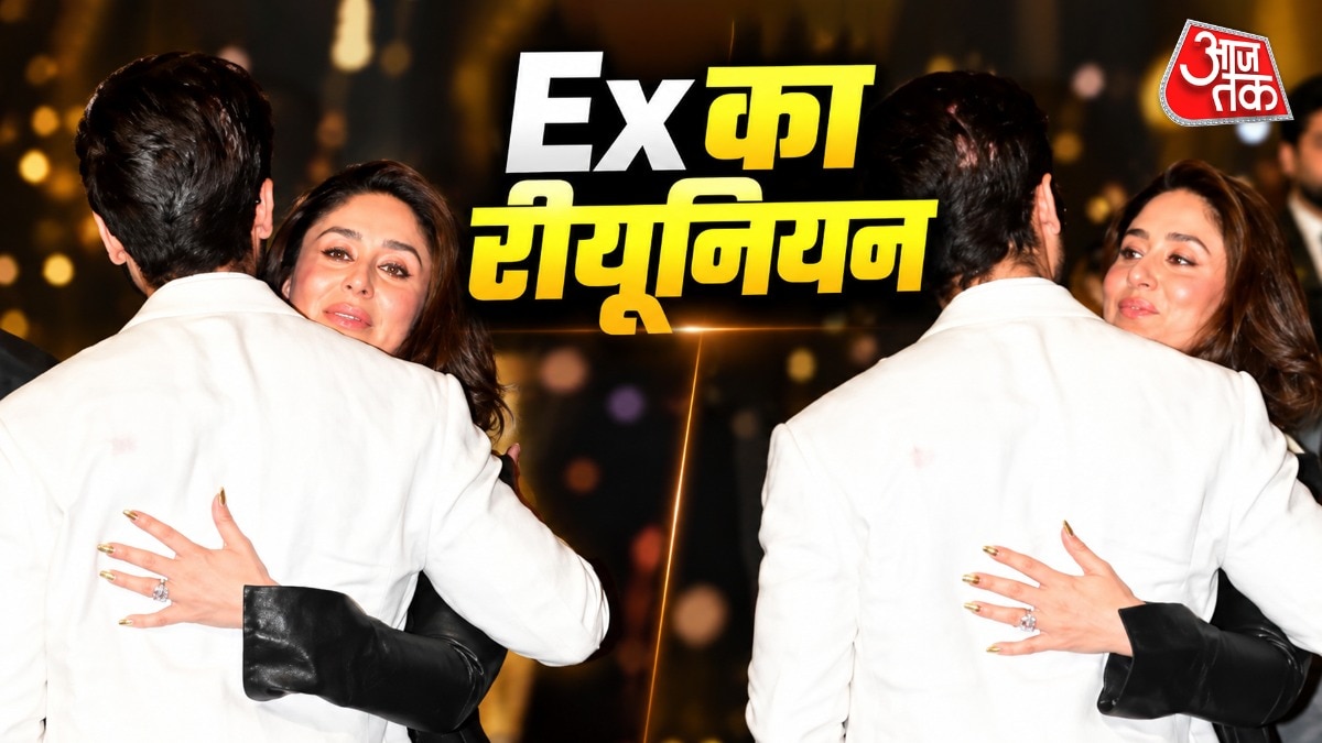Kareena Kapoor, Shahid Kapoor Share Warm Embrace at IIFA Press Meet