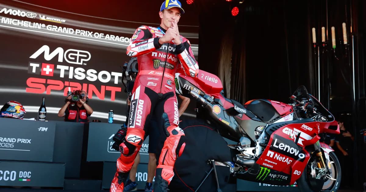 Marquez dominates Aragon sprint to extend MotoGP lead