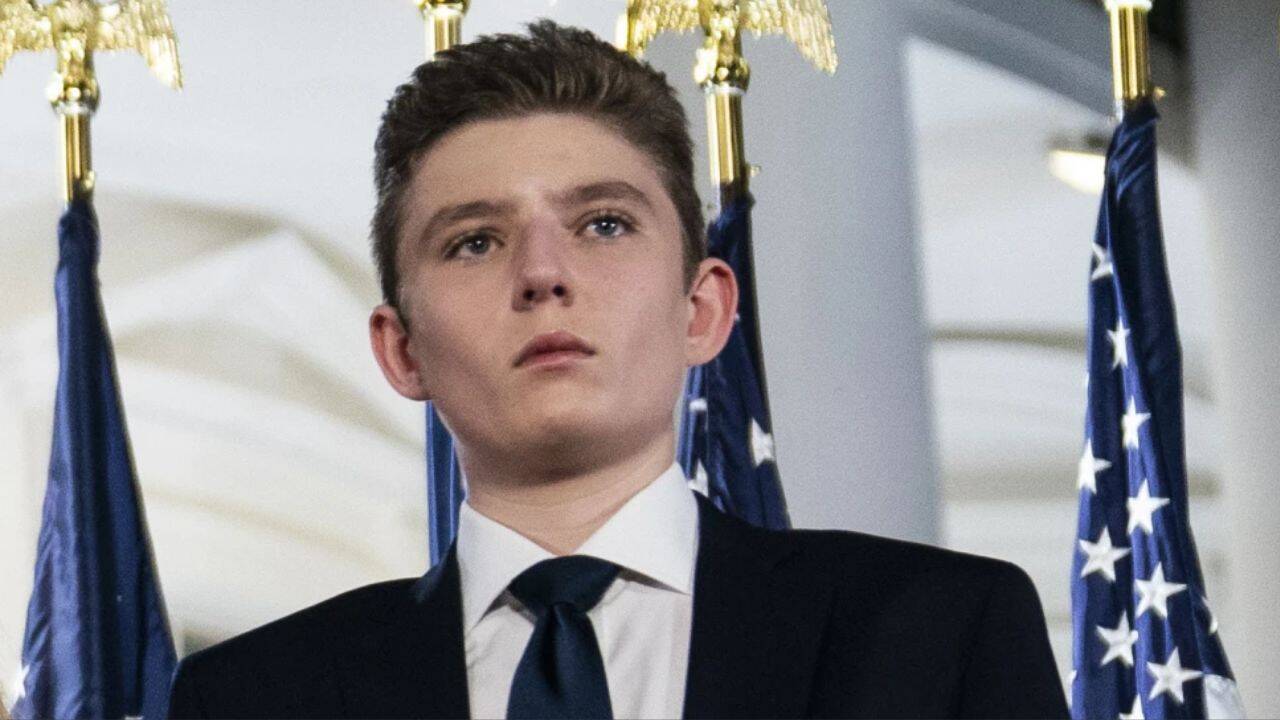Barron Trump maintains low profile amid security concerns, report says