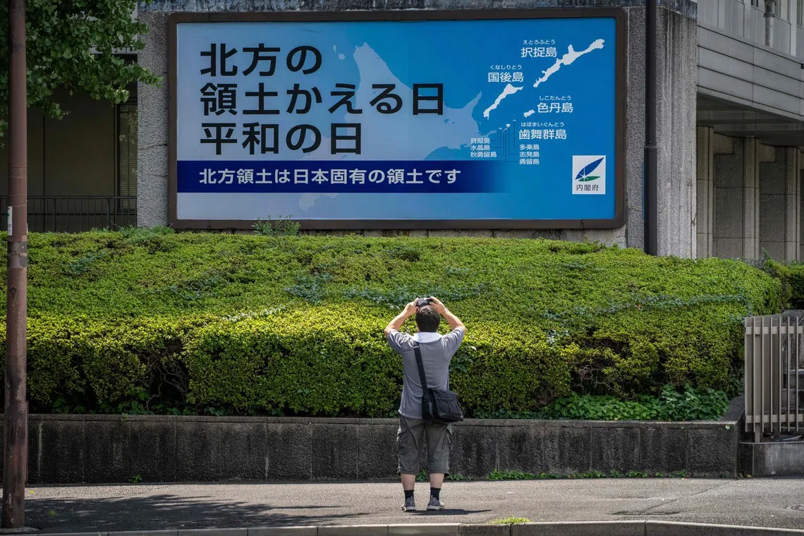 Japan condemns Russian missile drills near contested islands