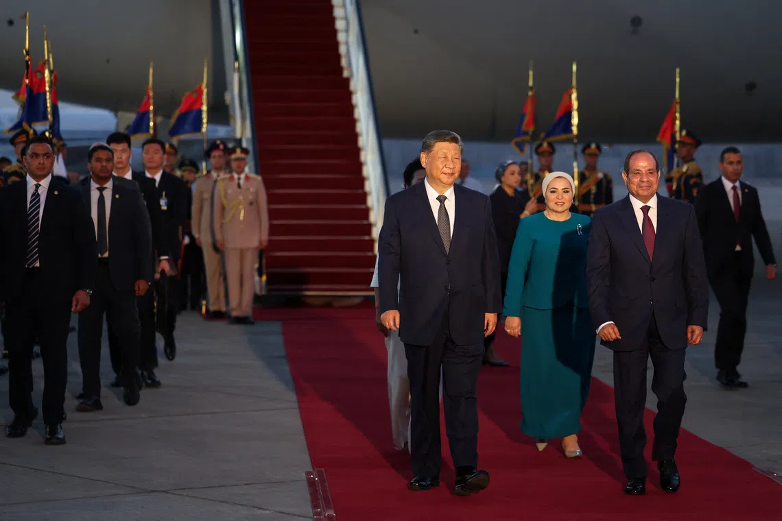 Xi visits Egypt as Middle East realigns over Iran tensions