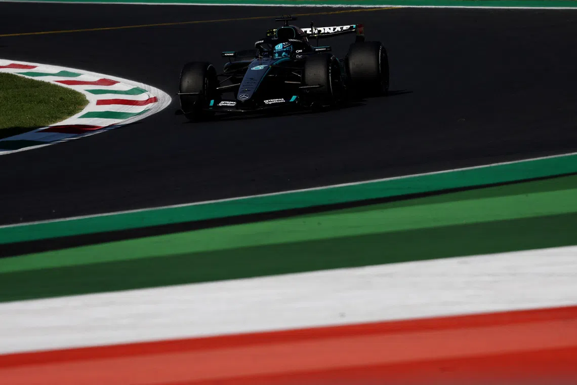 Russell fastest in Italian GP final practice ahead of Hamilton