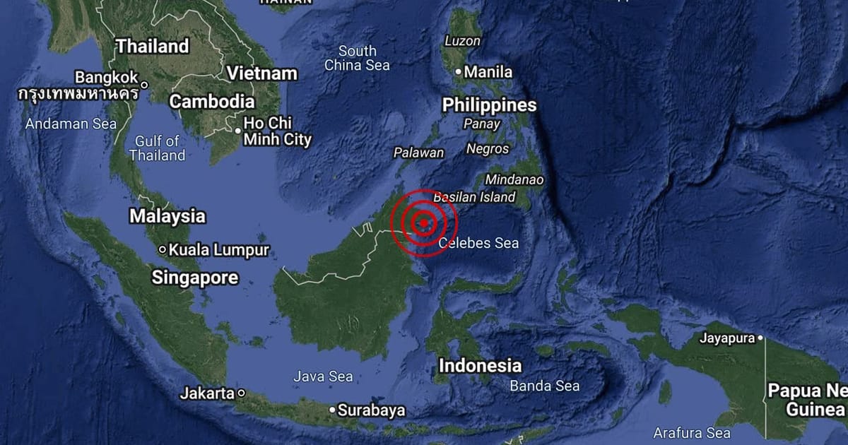 Gempa 5.0 magnitud gegar perairan Sandakan