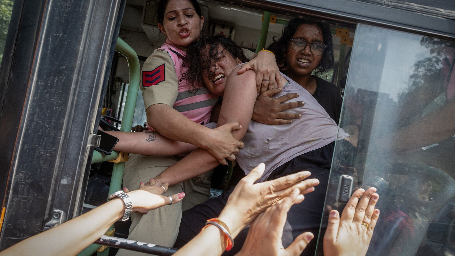 Delhi police detain protest organizers before anti-government demonstration