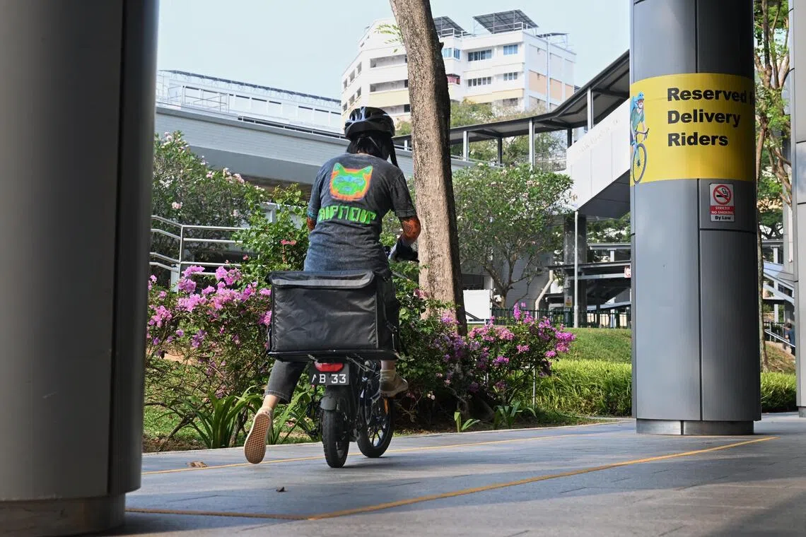 Delivery riders embrace new condo parking and locker guidelines
