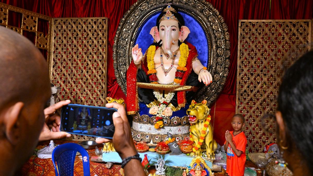 Visakhapatnam Ganesh pandals showcase local landmarks with creative themes