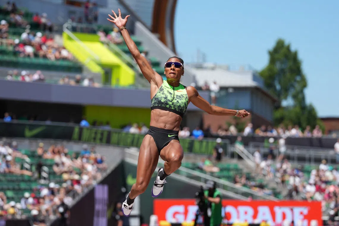 Olympic long jump champion Tara Davis-Woodhall ends season after collision