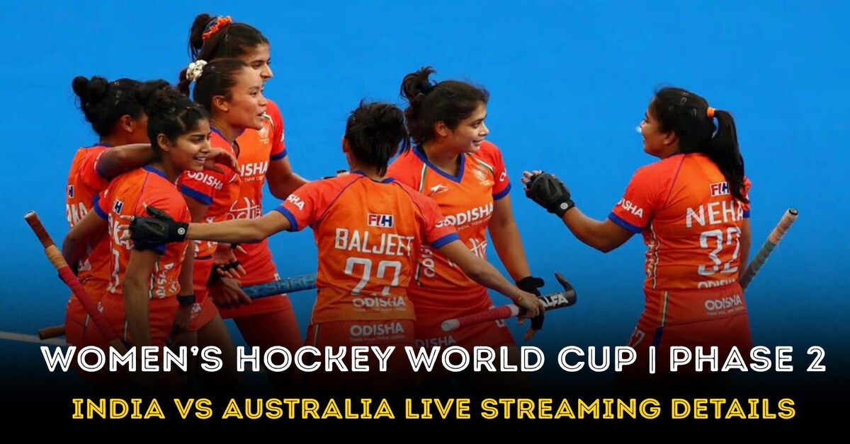 India faces Australia in Women's Hockey World Cup Phase 2 clash