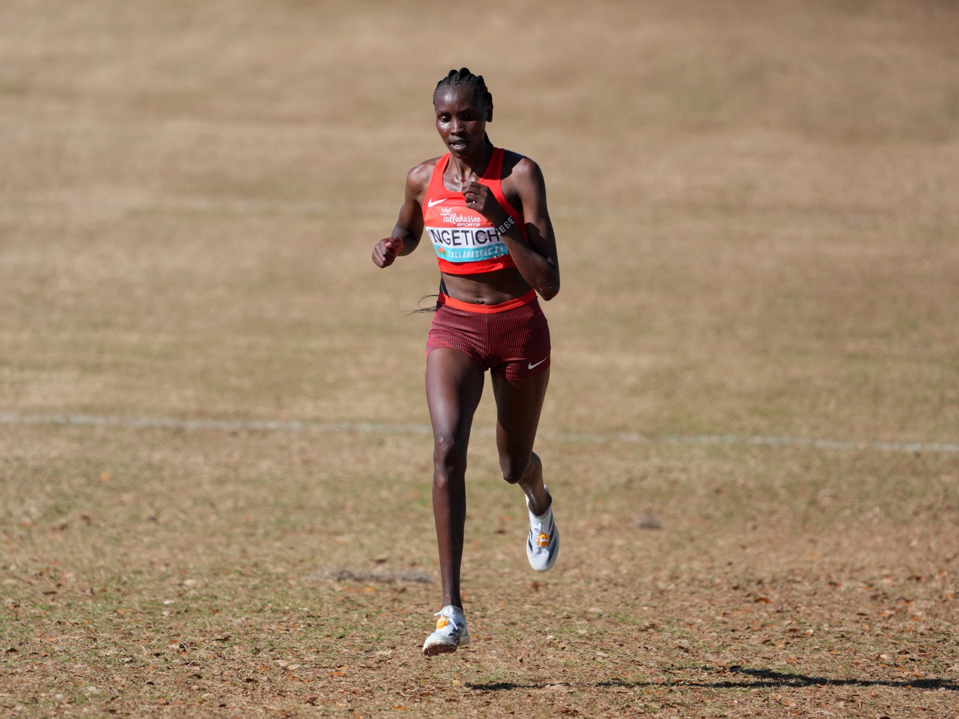 Kenyan runner Ngetich smashes women's half-marathon world record