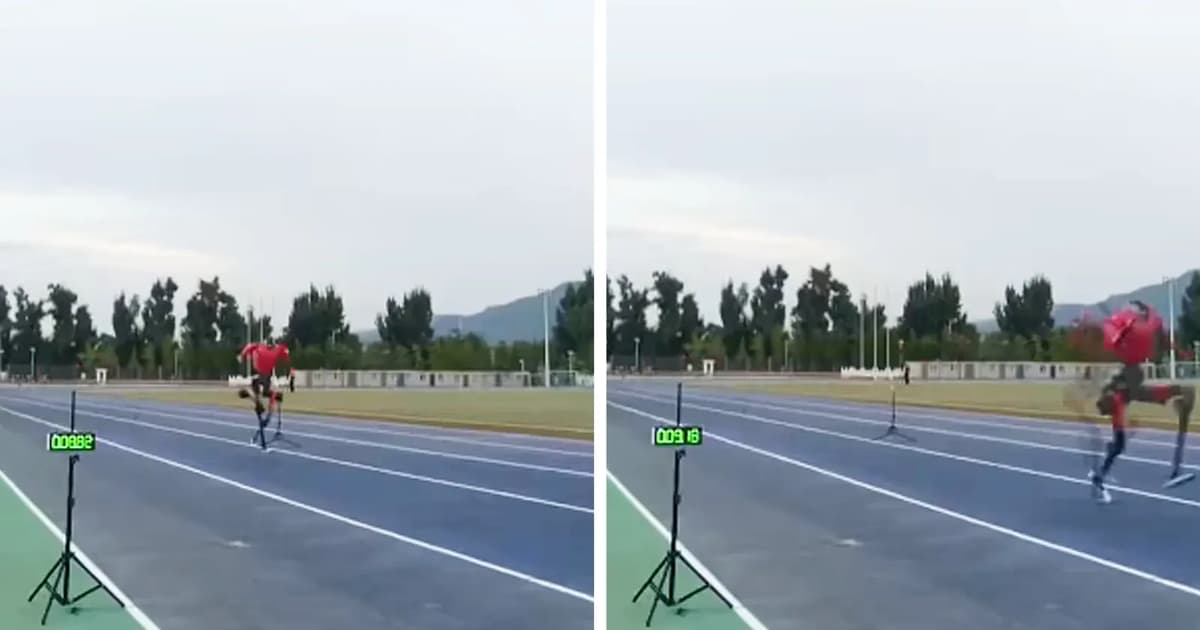 Robot humanoid China pecahkan rekod dunia 100m Usain Bolt