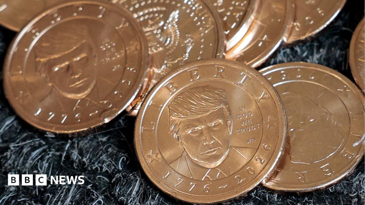 Trump becomes first living US president featured on currency in century