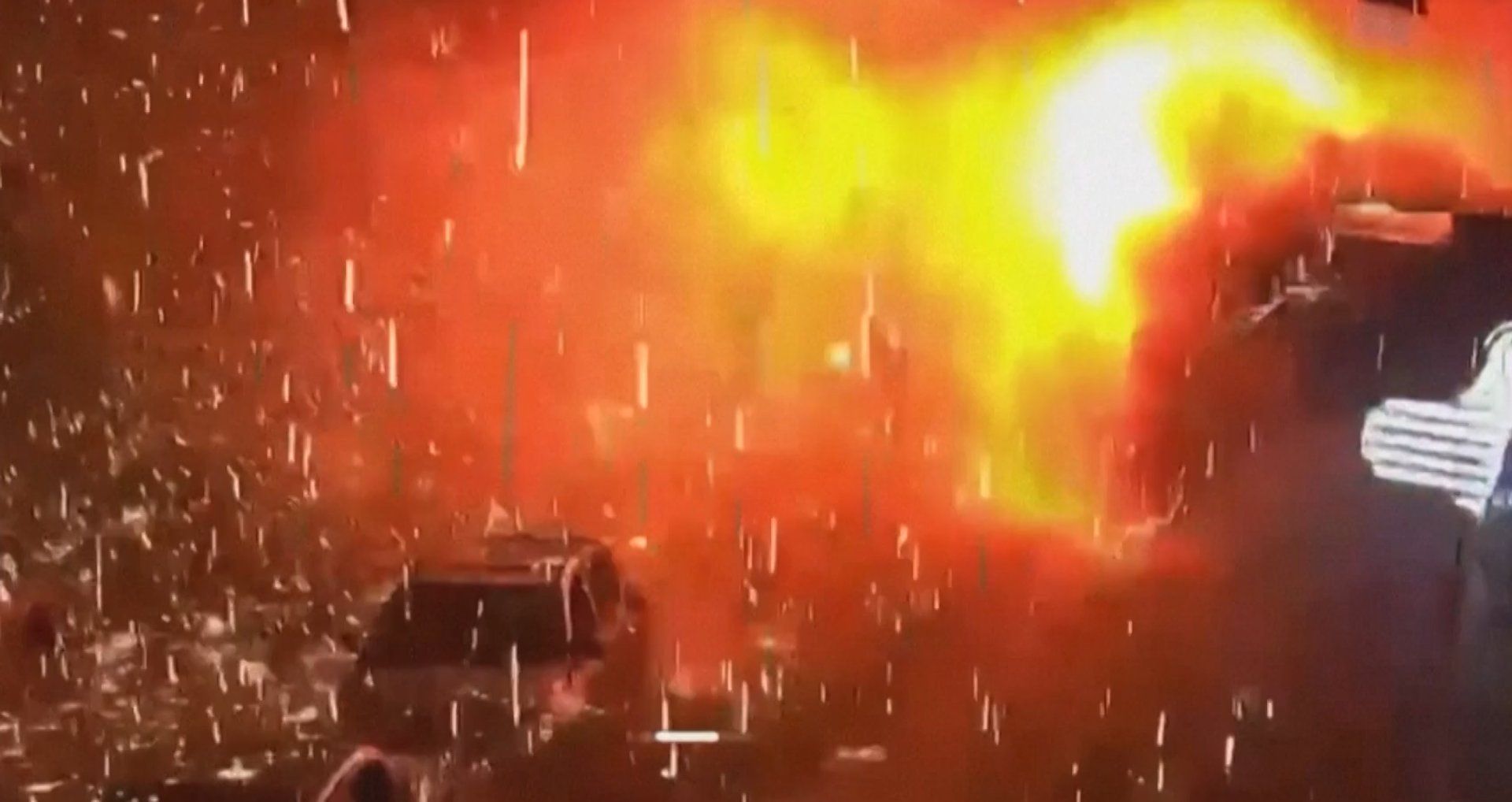 CCTV captures Russian strike on Kharkiv grocery store